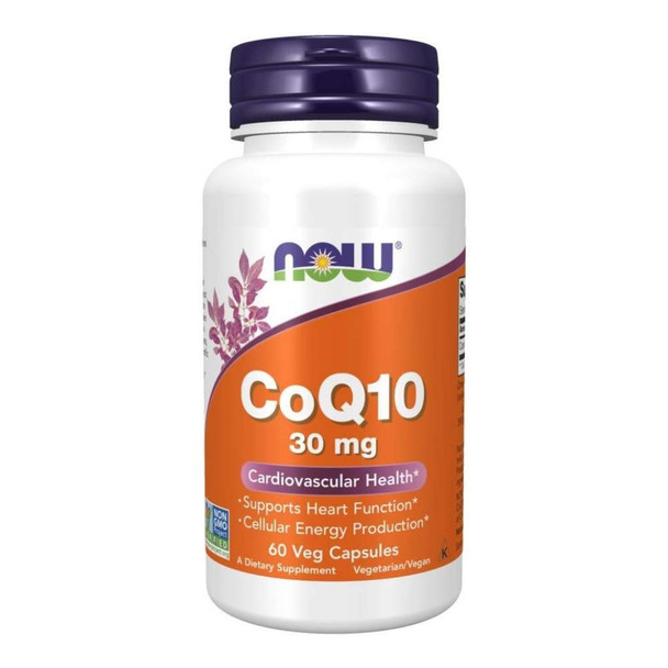  Now Foods CoQ10 30 Mg 60 Vegetable Capsules 