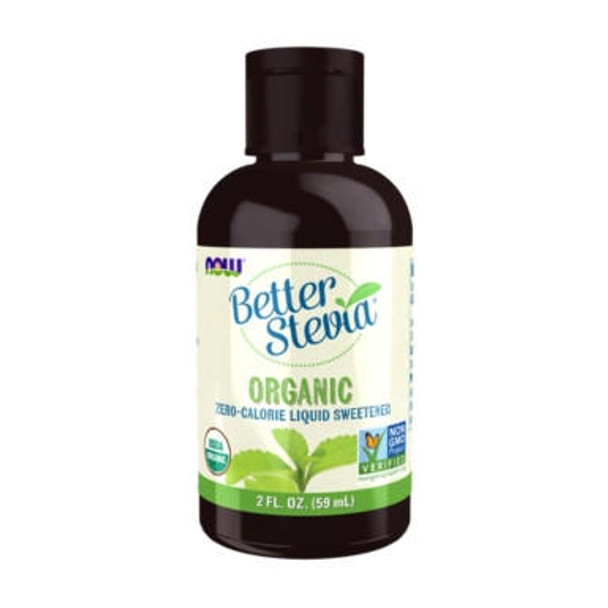  Now Foods Better Stevia Organic Liquid 2 Oz 