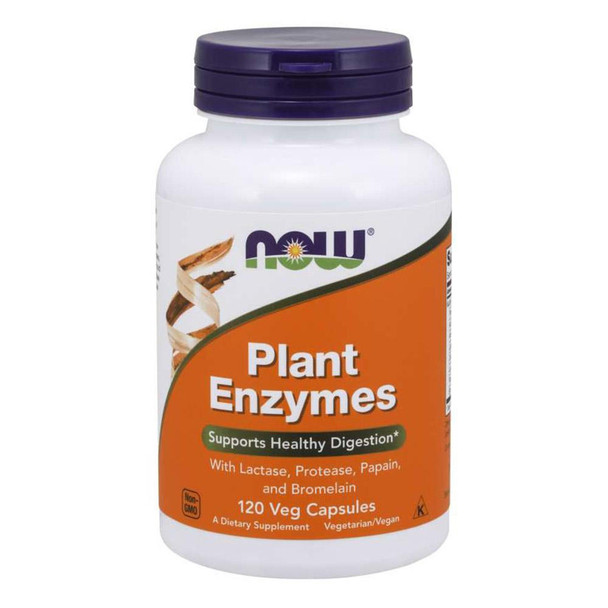  Now Foods Plant Enzymes 120 Vegetable Capsules 