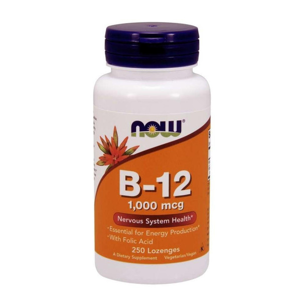  Now Foods B-12 1000 Mcg 250 Lozenges 