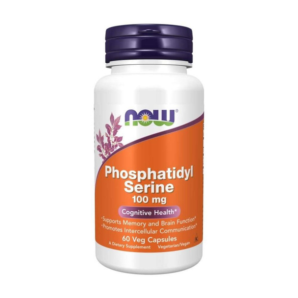  Now Foods Phosphatidyl Serine 100 Mg 60 Vegetable Capsules 