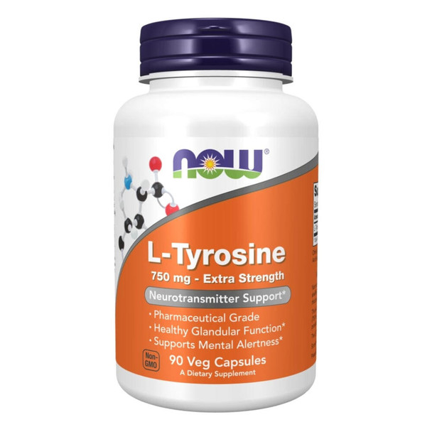  Now Foods L-Tyrosine 750 Mg 90 Capsules 