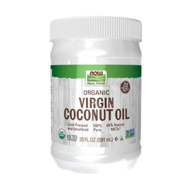  Now Foods Organic Coconut Oil Virgin 20 Oz 