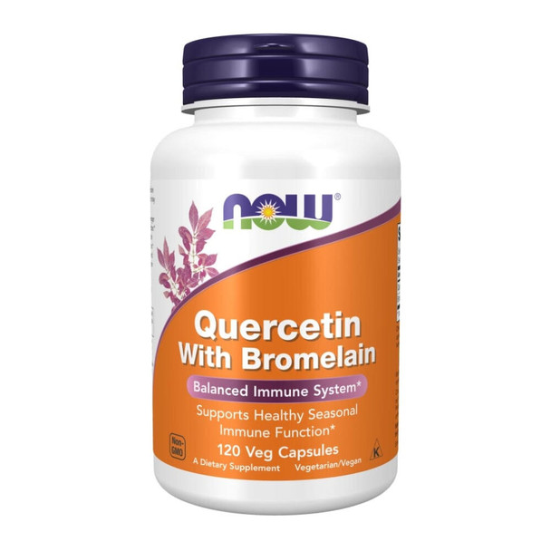  Now Foods Quercetin With Bromelain 120 Vegetable Capsules 