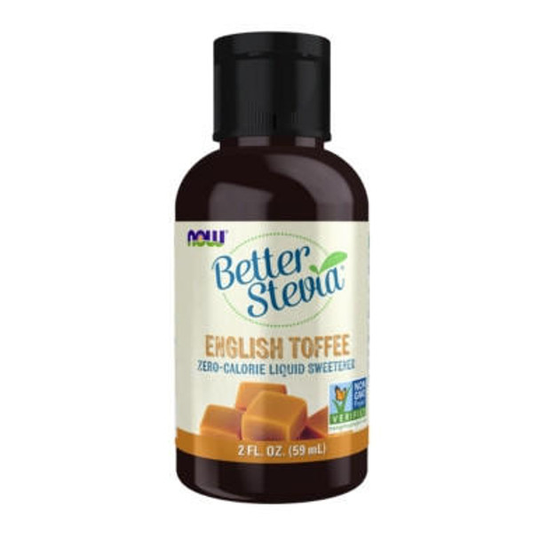  Now Foods Better Stevia English Toffee Liq 2 Oz 