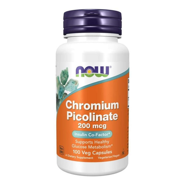  Now Foods Chromium Picolinate 200 Mcg 100 Capsules 