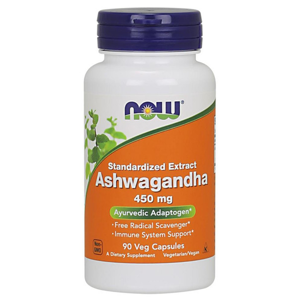  Now Foods Ashwagandha 450mg 90 Capsules 