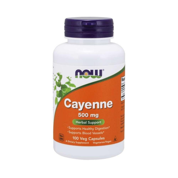  Now Foods Cayenne 500 Mg 100 Capsules 