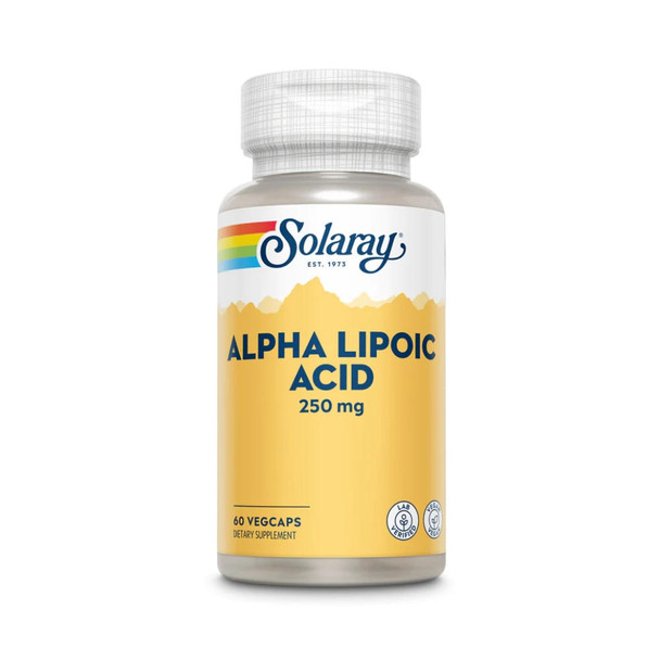  Solaray Alpha Lipoic Acid 250mg 60 Capsules 