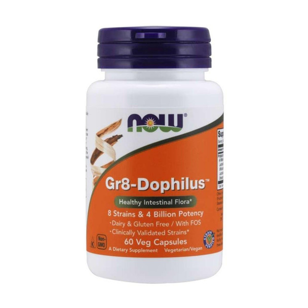  Now Foods Gr8 Dophilus 60 Vegetable Capsules 