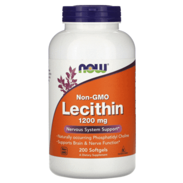  Now Foods Lecithin 1200 Mg 200 Soft Gels 