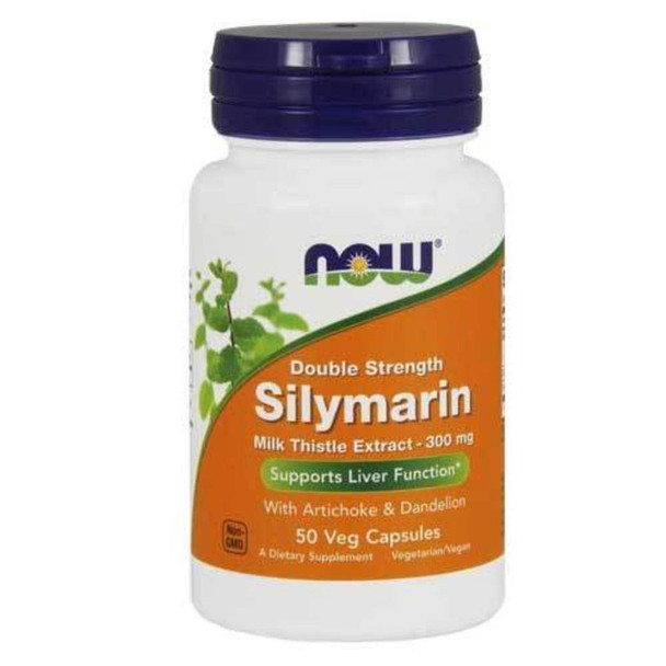  Now Foods Silymarin Milk Thistle 300 Mg 50 Vegetable Capsules 