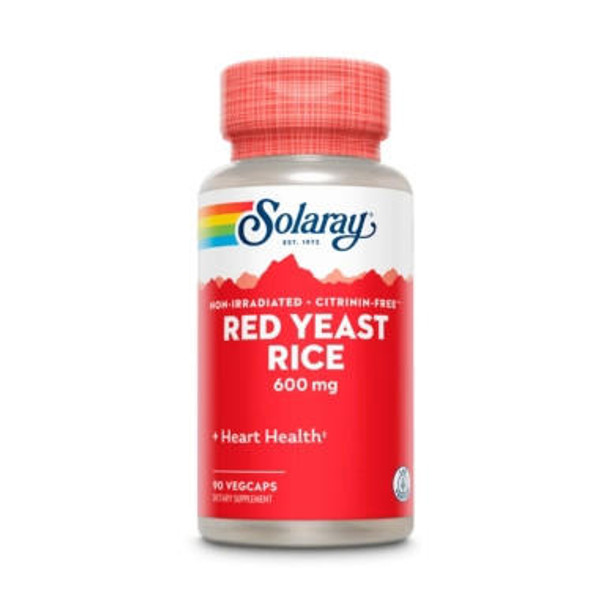 Solaray Red Yeast Rice 600mg 90 caps 