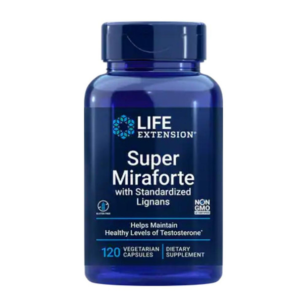  Life Extension Super MiraForte w/ Lignans 120 Capsules 