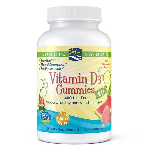  Nordic Naturals Kids VITAMIN D3 GUMMIES 60 Gummies 