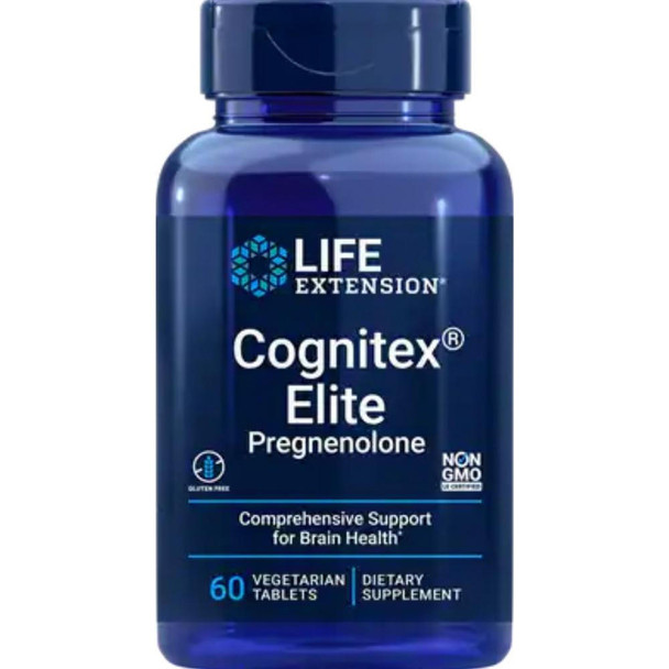 Life Extension Cognitex Elite Pregnenolone 60 Tablets 