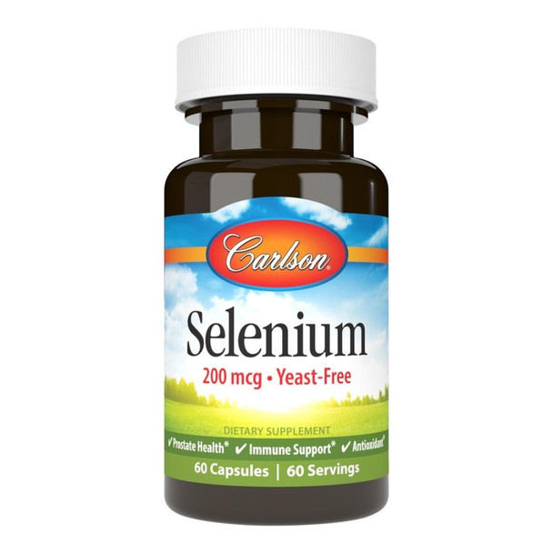  Carlson Selenium 200MCG 60 Capsules 