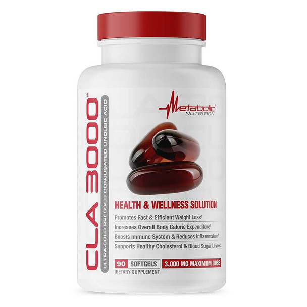  Metabolic Nutrition CLA 3000 90 Softgels | Weight Management 