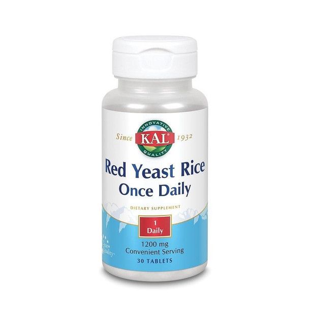  Kal Red Yeast Rice 1200mg 30 Tablets 