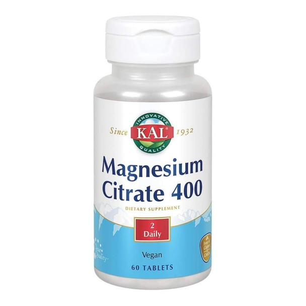  Kal Mag Citrate 400mg 60 Tablets 