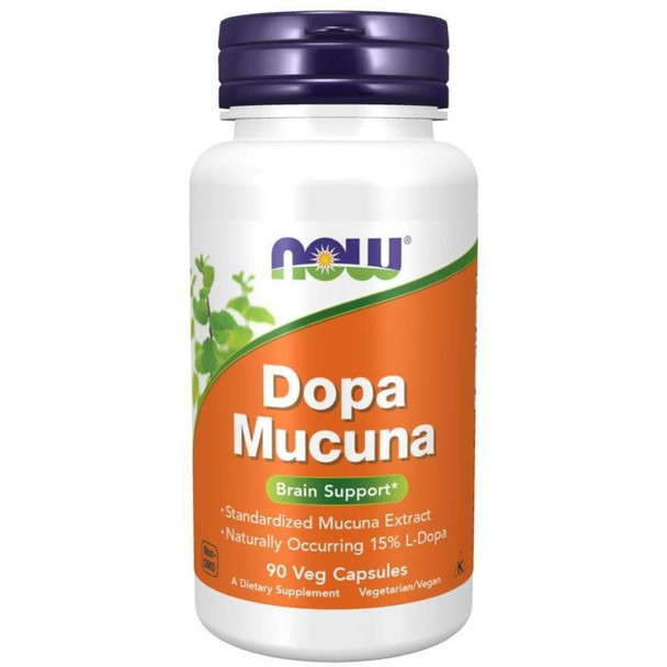  Now Foods DOPA MUCUNA 90 Vege Capsules 