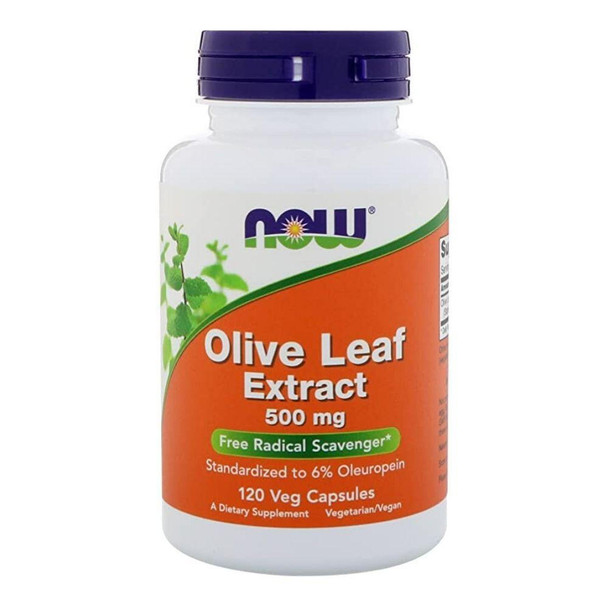  Now Foods Olive Leaf Extract 120 Capsules 