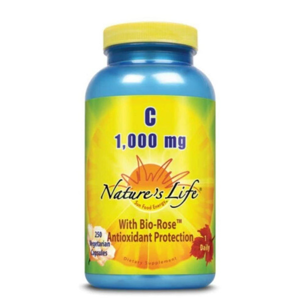  Nature's Life Vitamin C 1000mg 250 Capsules 