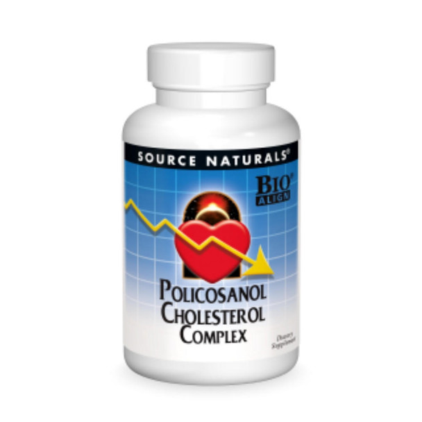  Source Naturals Policosanol Cholesterol Complex 60 Tablets 