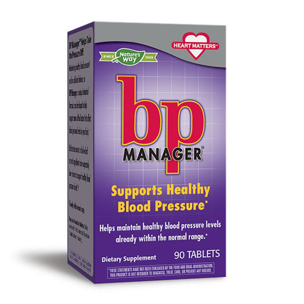  Nature's Way Blood Pressure Manager 90 Tablets 