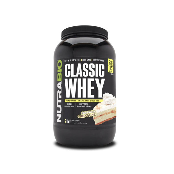  NutraBio Classic Whey Protein 2lb 