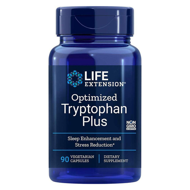  Life Extension Optimized Tryptophan Plus 90 Vege Capsules 