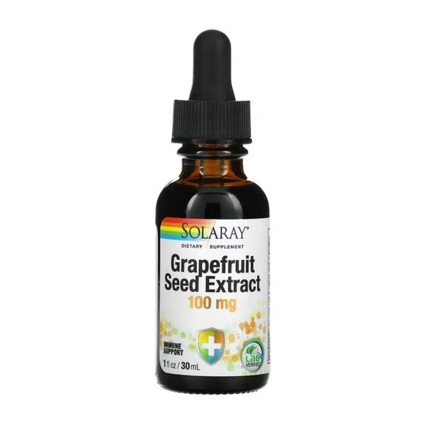  Solaray Grapefruit Seed Extract 100mg 1fl oz 