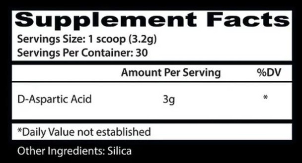  Insane Labz D-Aspartic Acid 30 Servings 