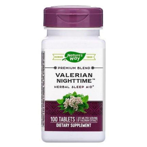  Nature's Way Valerian Nighttime 100 Tablets 