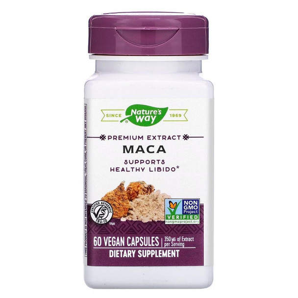  Nature's Way Maca 60 Vegan Capsules 