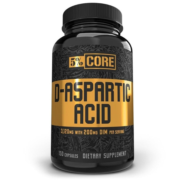  5% Nutrition Core D-Aspartic Acid With DIM 150 Capsules 