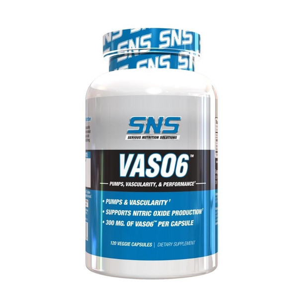  Serious Nutrition Solutions Vaso6 120 Capsules 