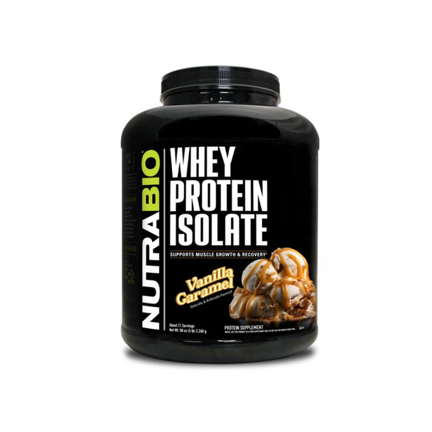  NutraBio 100% Whey Protein Isolate 75 Servings 