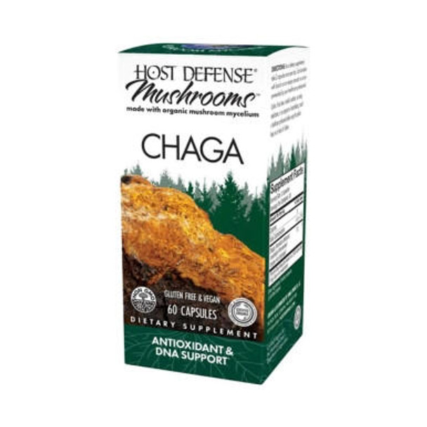 Fungi Perfect Host Defense Chaga Capsules 60 Count 