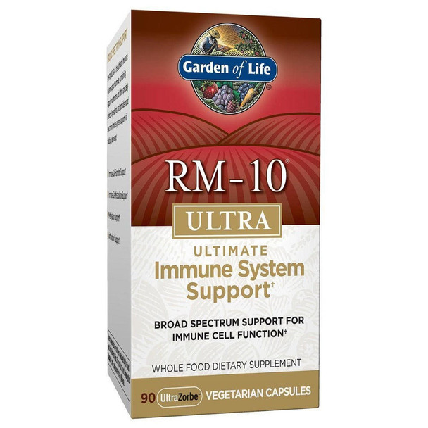  Garden of Life RM-10 Ultra Immune Health Formula 90 Capsules 