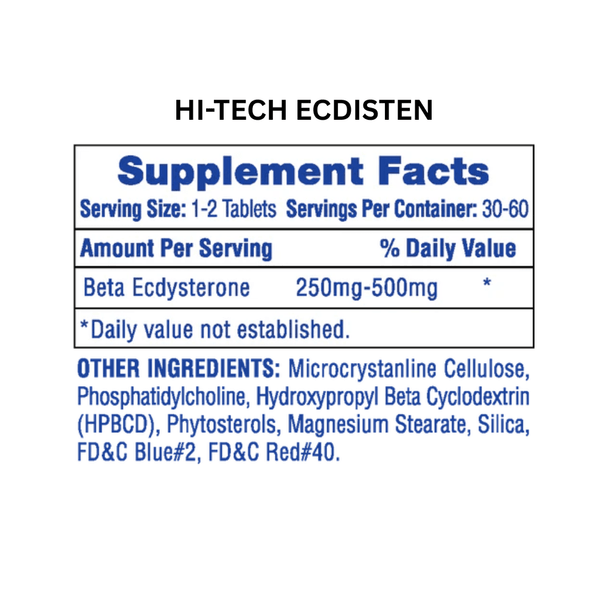 Hi-Tech Pharmaceuticals HI TECH'S ALL NATURAL MUSCLE BUILDING STACK 