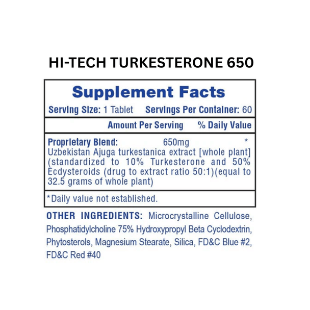Hi-Tech Pharmaceuticals Hi Tech Pharmaceuticals Turkesterone & Ashwagandha Stack 