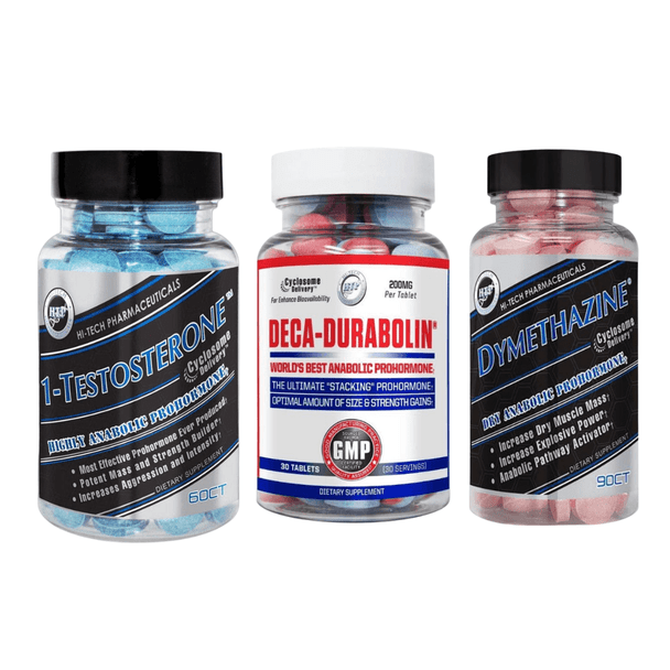  Hi Tech Pharmaceuticals DecaDuraTestDyme Shredding Stack 