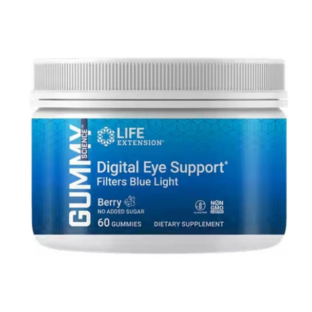  Life Extension Digital Eye Support 60 Gummies 