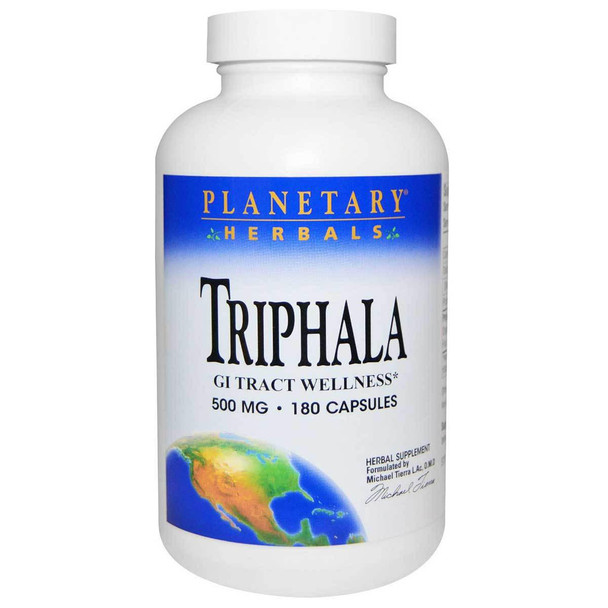  Planetary Herbals Triphala Internal Cleanser 500mg 180 Caps 