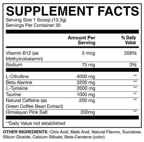  CBUM Essential Pre 30 Servings 