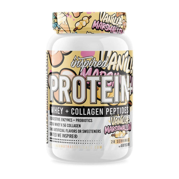  Inspired Nutraceuticals Protein+ Collagen & Probiotics 