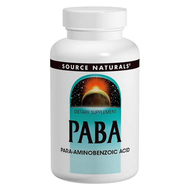  Source Naturals PABA 100mg 100 Tablets 