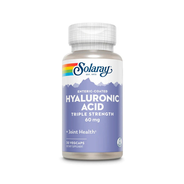  Solaray Hyaluronic Acid 3x Strength 60mg 30 Capsules 