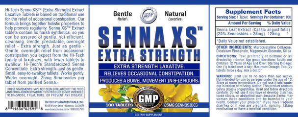  Hi-Tech Pharmaceuticals Senna XS 